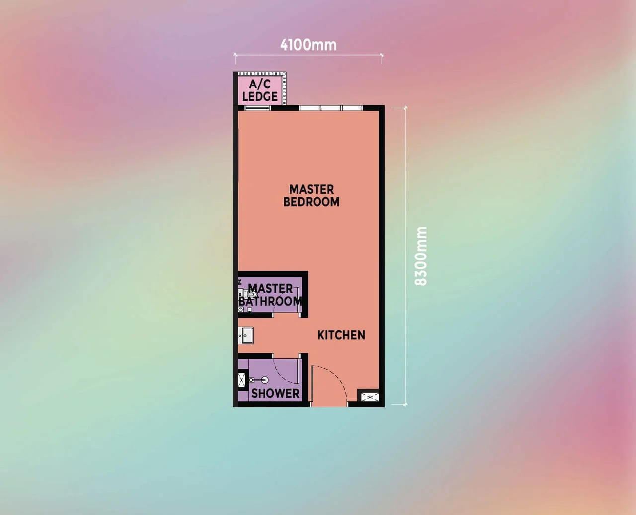 Axis Tower Type A Floorplan